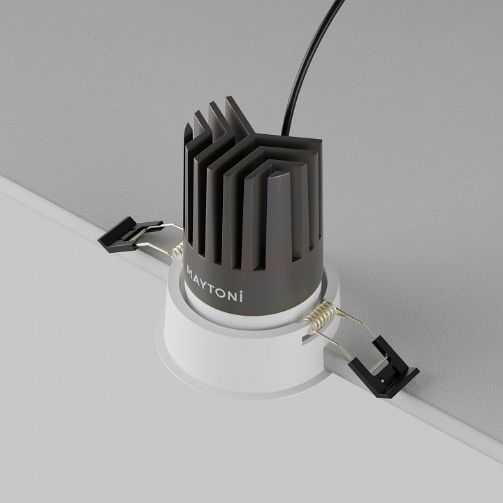 Встраиваемый светильник maytoni technical  dl117-15w-3k-w