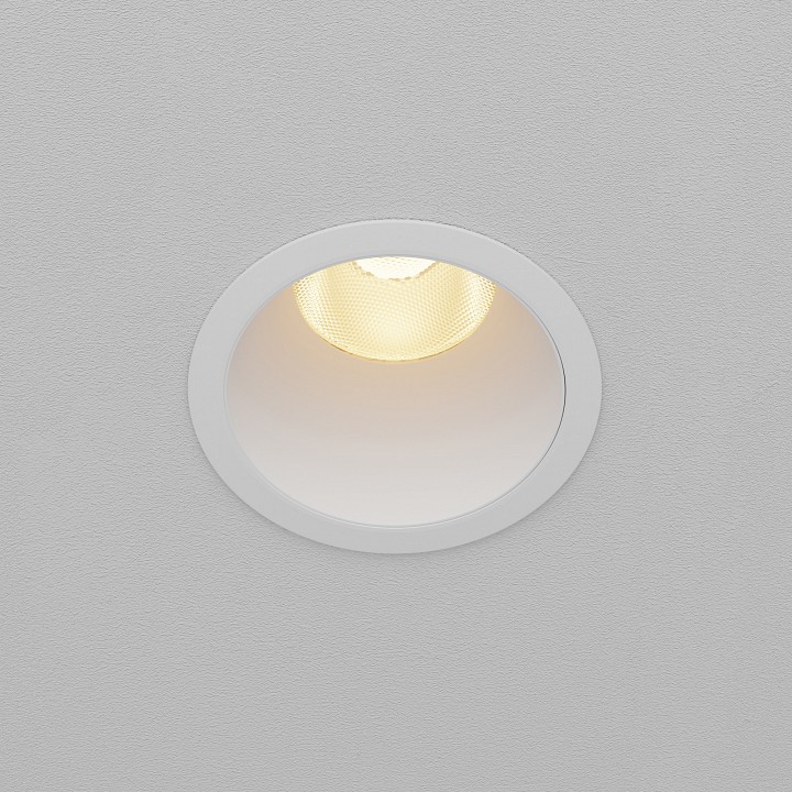 Встраиваемый светильник maytoni technical dip dl118-15w-2.7k-w