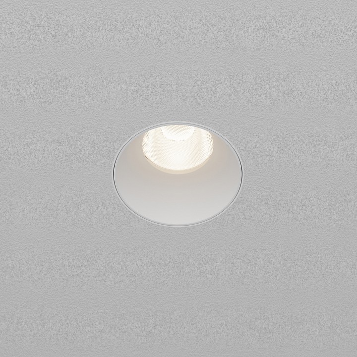 Встраиваемый светильник maytoni technical dip dl119-10w-4k-trs-w