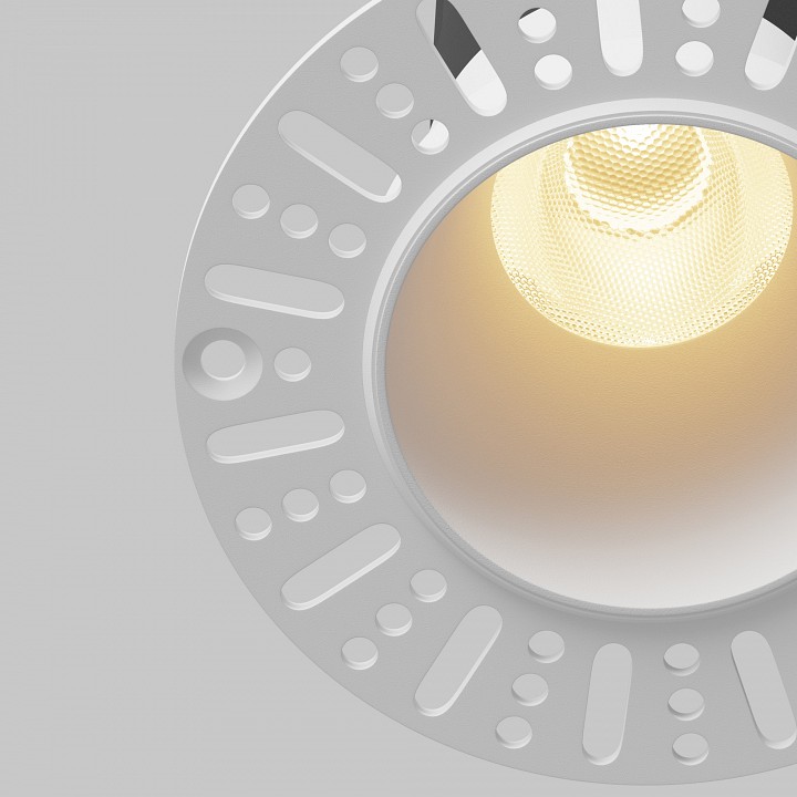 Встраиваемый светильник maytoni technical dip dl120-10w-2.7k-trs-w