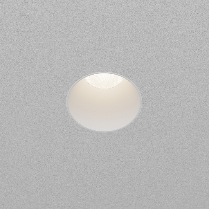 Встраиваемый светильник maytoni technical dip dl120-10w-4k-trs-w