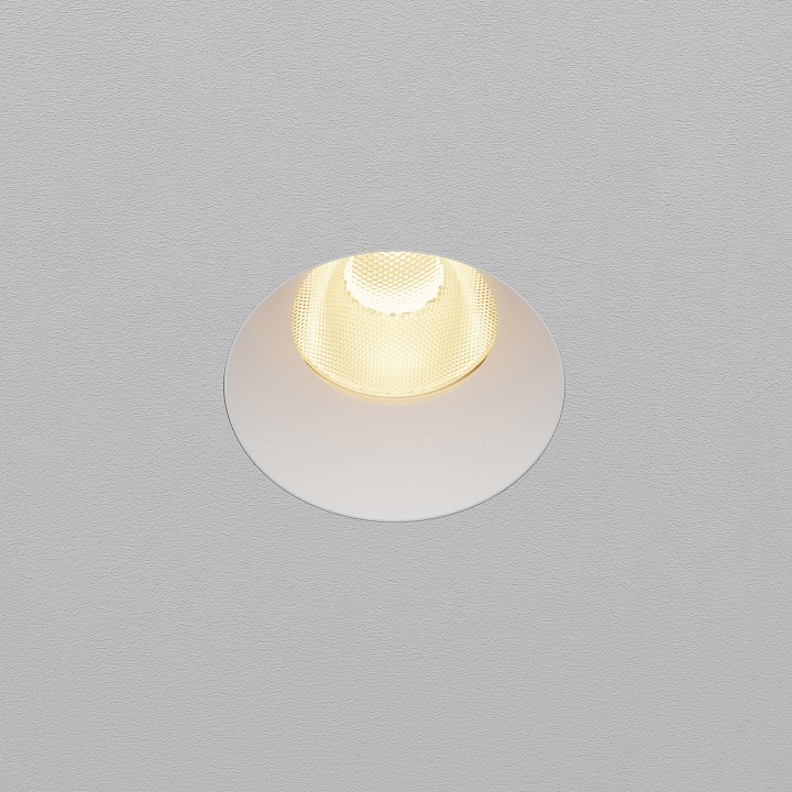 Встраиваемый светильник maytoni technical dip dl121-15w-2.7k-trs-w