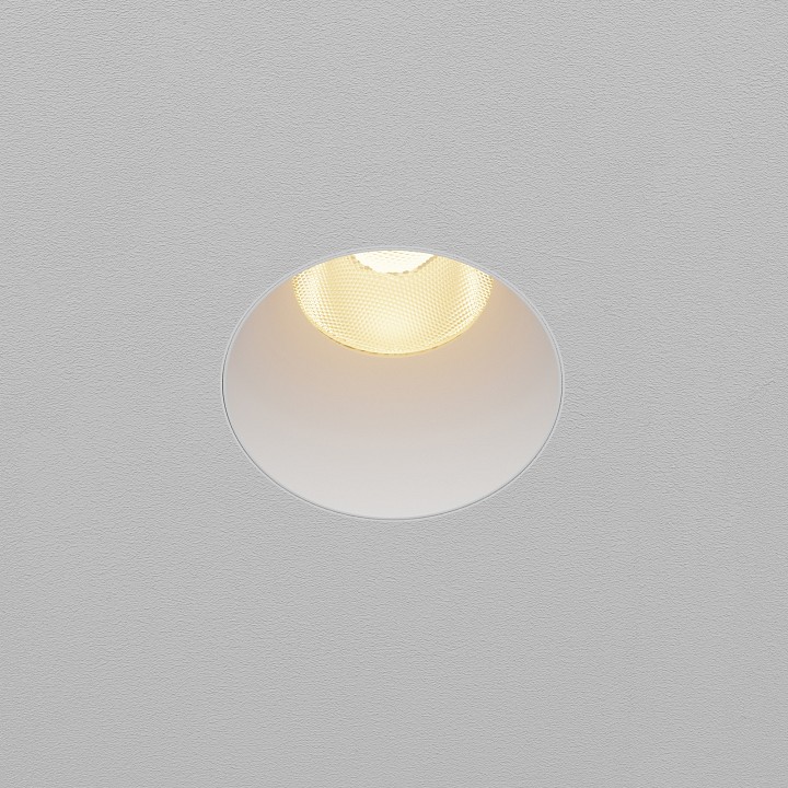 Встраиваемый светильник maytoni technical dip dl122-15w-2.7k-trs-w