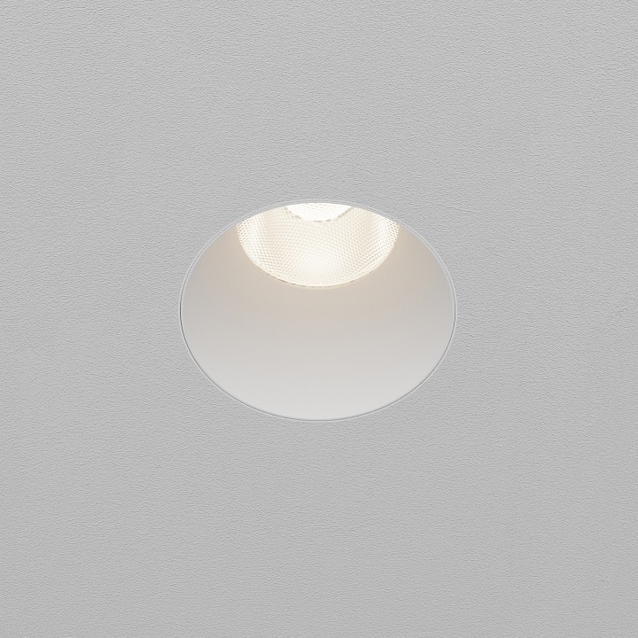 Встраиваемый светильник maytoni technical dip dl122-15w-4k-trs-w