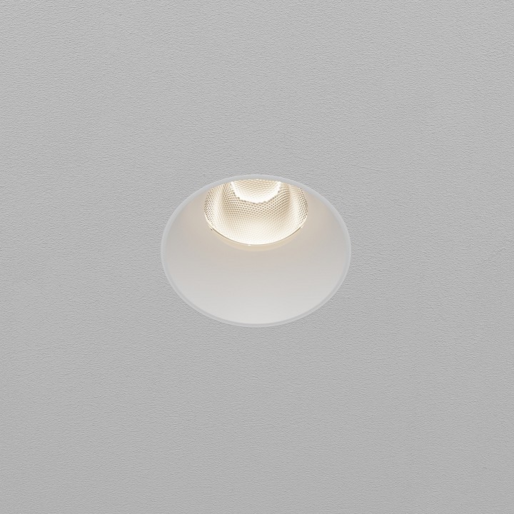 Встраиваемый светильник maytoni technical dip dl124-10w-4k-trs-w