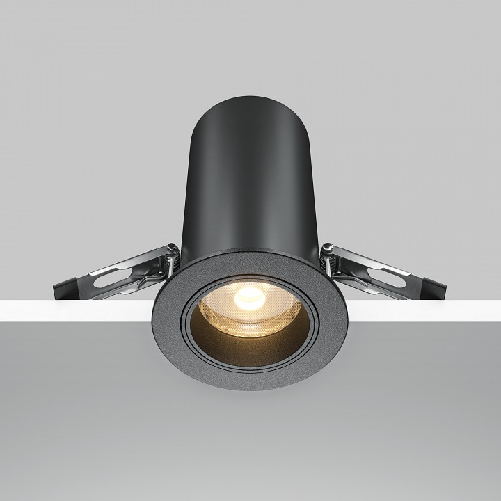 Встраиваемый светильник maytoni technical  dl125-l12-3k-b