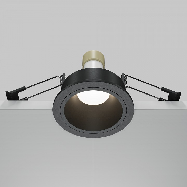 Встраиваемый светильник maytoni technical  dl126-gu10-b