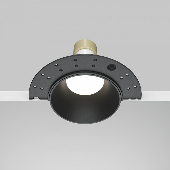 Встраиваемый светильник maytoni technical share dl126-gu10-trs-b