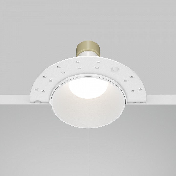 Встраиваемый светильник maytoni technical  dl126-gu10-trs-w