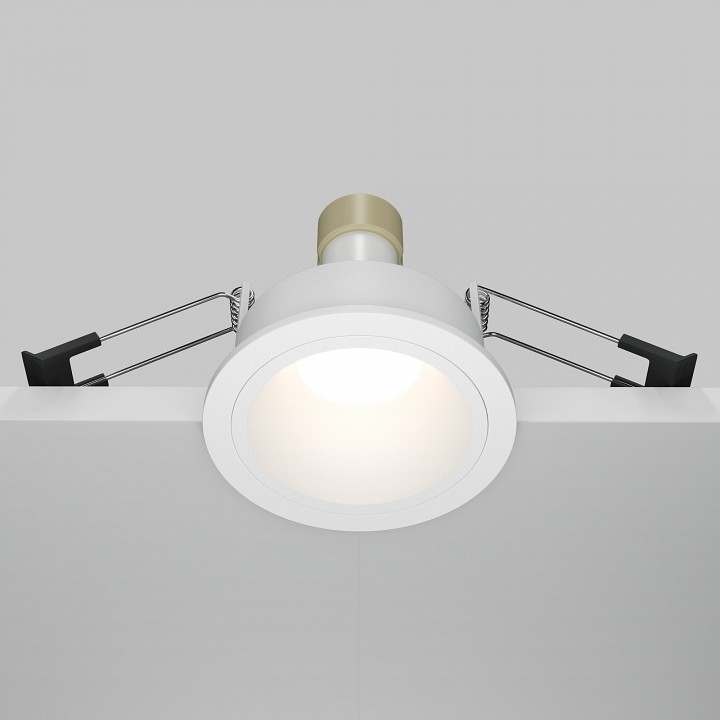 Встраиваемый светильник maytoni technical  dl126-gu10-w