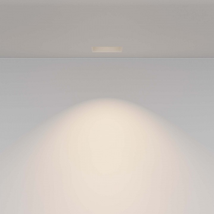 Встраиваемый светильник maytoni technical gyps modern dl131-gu10-01-w