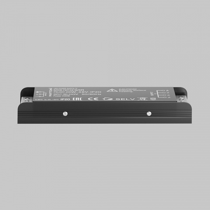 Блок питания maytoni technical power supply magnetic psl007-200w-48v-ip20