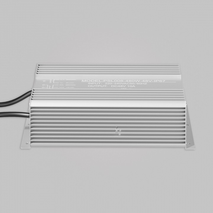 Блок питания с проводом maytoni technical power supply magnetic psl008-480w-48v-ip67