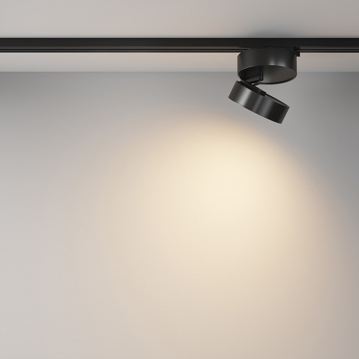 Накладной светильник maytoni technical onda tr007-1-18w3k-b-1