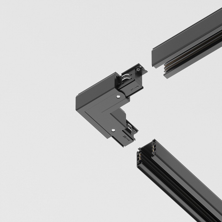 Соединитель угловой l-образный для треков maytoni technical accessorises tra005cl-31b-l