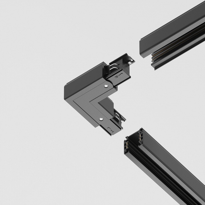 Соединитель угловой l-образный для треков maytoni technical accessorises tra005cl-31b-r