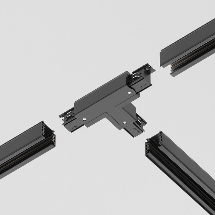 Соединитель t-образный для треков maytoni technical accessorises tra005ct-31b-r