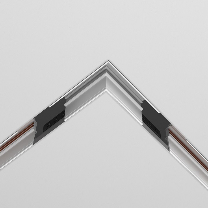 Соединитель угловой l-образный для треков встраиваемых maytoni technical accessories for tracks exility tra034cl-42.12w