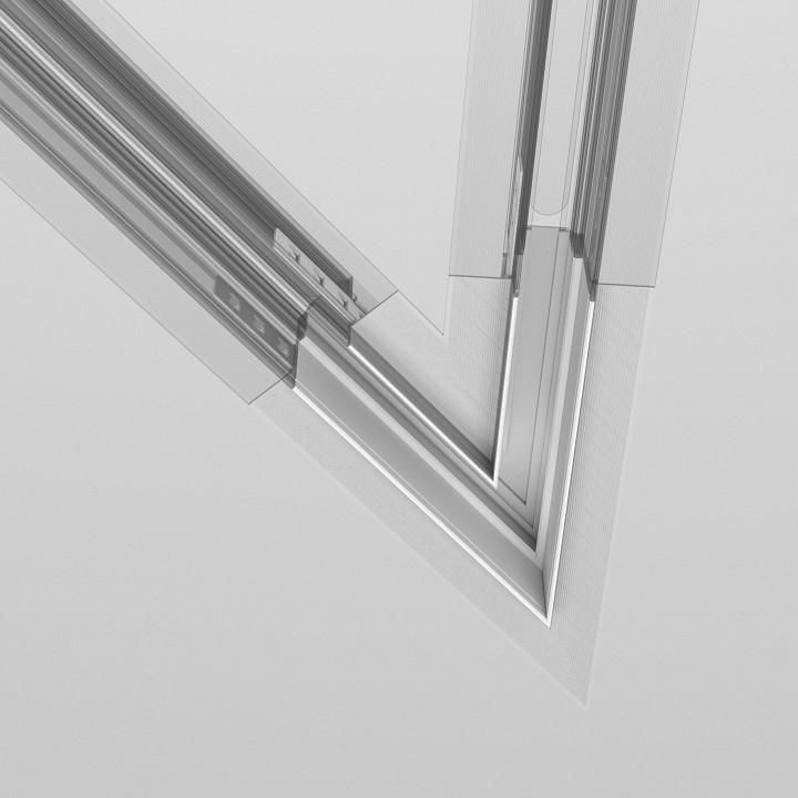 Соединитель угловой l-образный для треков встраиваемых maytoni technical accessories for tracks exility tra034cls-42.12w