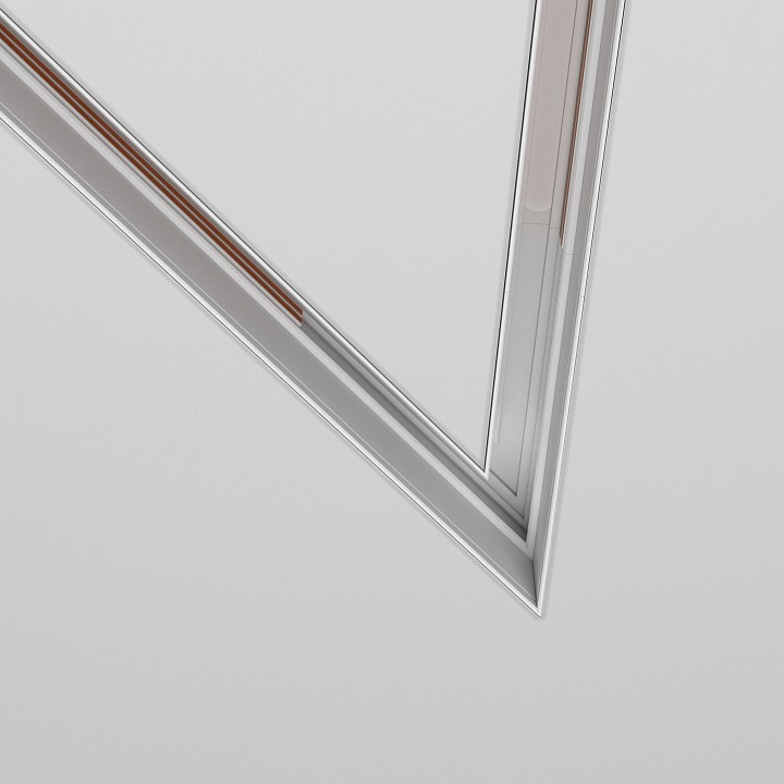 Соединитель угловой l-образный для треков встраиваемых maytoni technical accessories for tracks exility tra034cls-42w