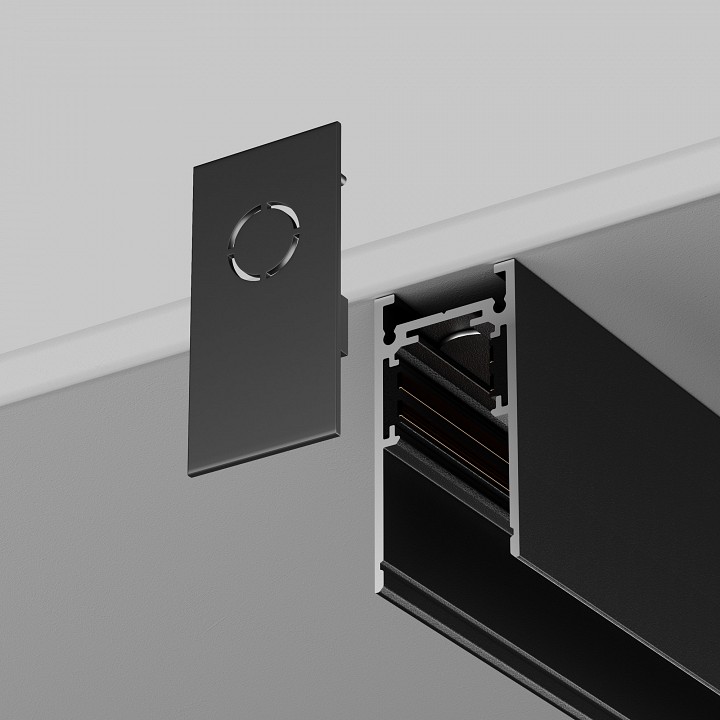 Заглушка для трека maytoni technical accessories for tracks exility tra034ec-41b