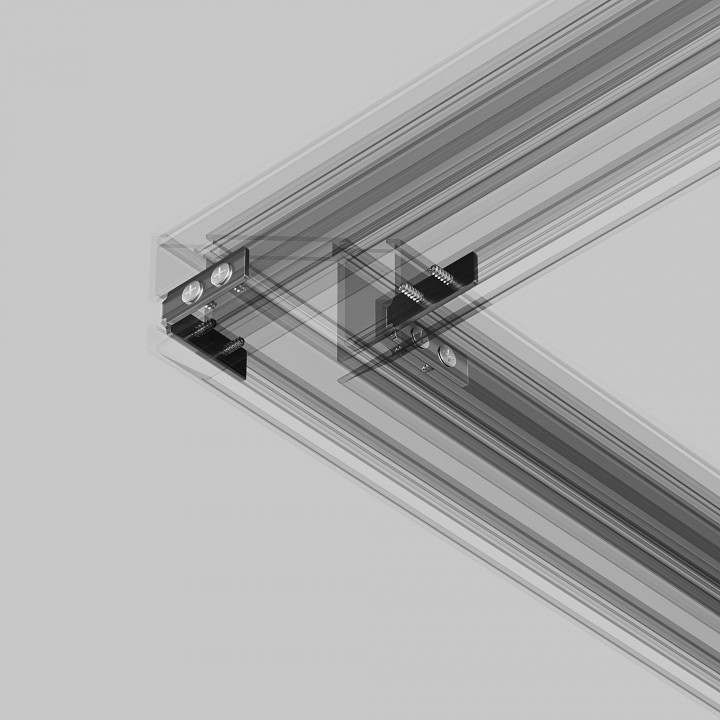 Крепление для трека maytoni technical accessories for tracks exility tra034icl-mp