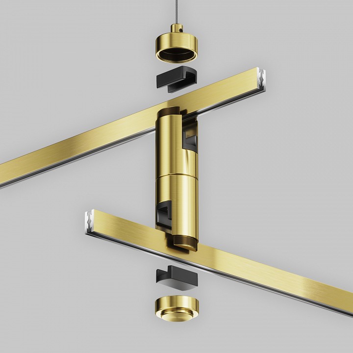 Подвес для трека maytoni technical accessories for tracks flarity tra157sw-d1-bs