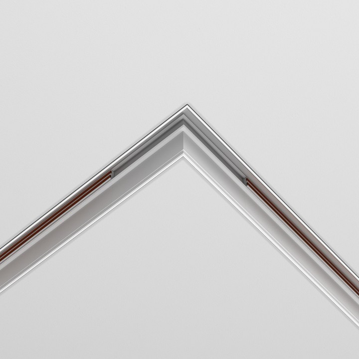 Соединитель угловой l-образный для треков встраиваемых maytoni technical accessories for tracks exility tracl034-42w-r