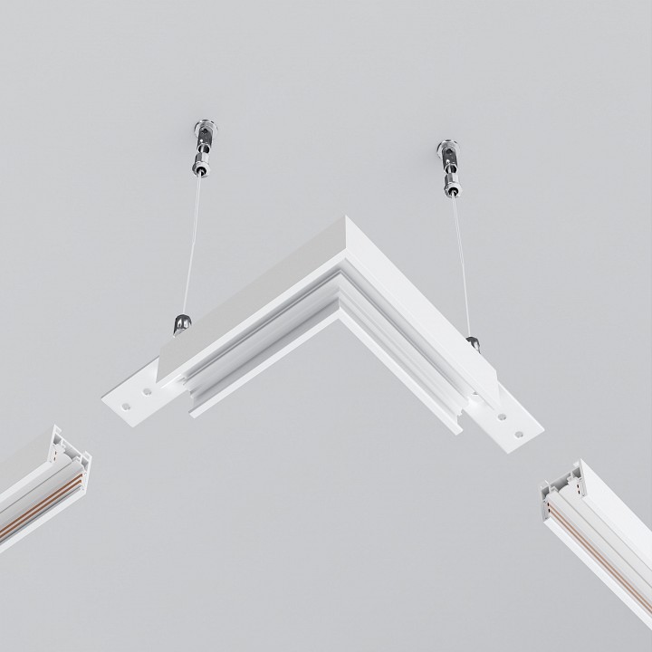 Соединитель угловой l-образный для треков накладных maytoni technical accessories for tracks exility tram034cl-41w