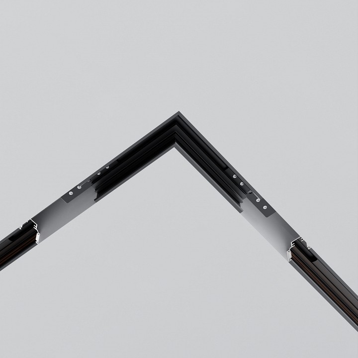 Соединитель угловой l-образный для треков встраиваемых maytoni technical accessories for tracks exility tram034cl-42b