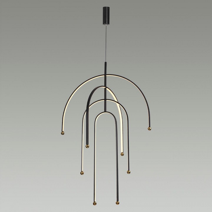 Подвесная люстра odeon light memfi 6633/95l