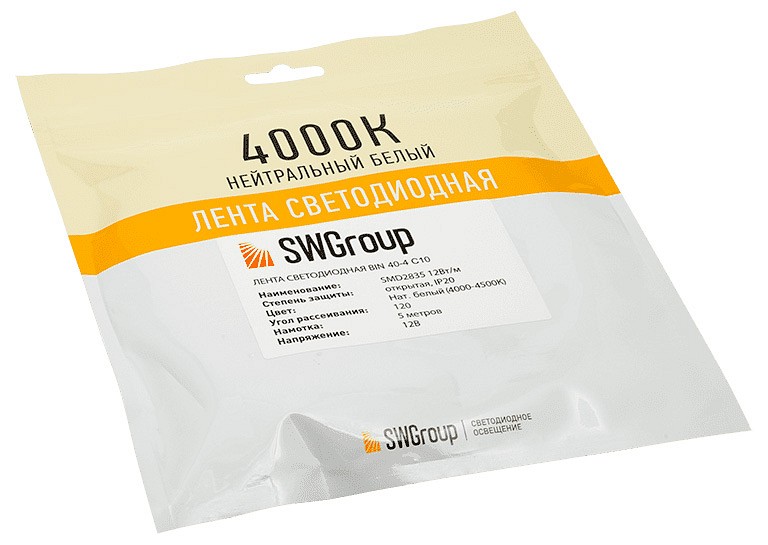 Лента светодиодная swg swg2120 swg2120-12-12-nw