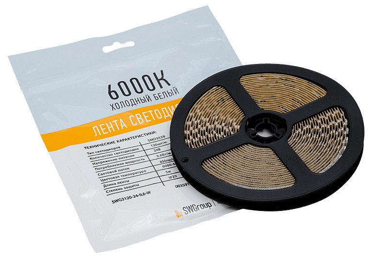 Лента светодиодная swg swg3120 swg3120-24-9.6-w