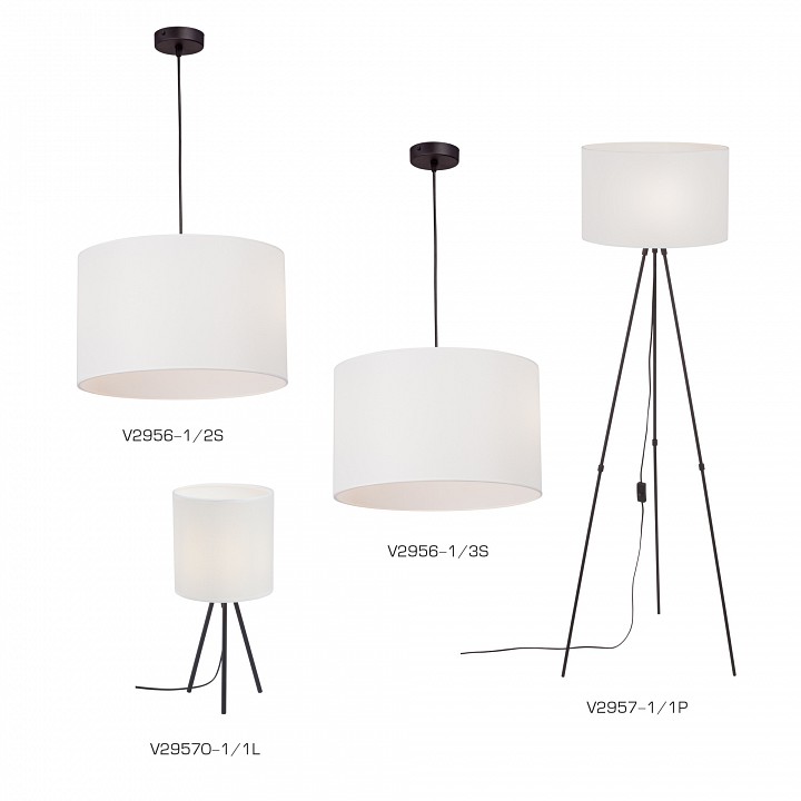 Настольная лампа декоративная vitaluce v29570 v29570-1/1l