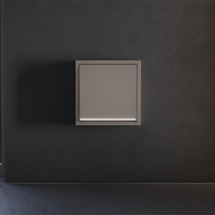 Клавиша для выключателя одноклавишного c подсветкой voltum s70 vls000214