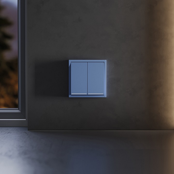 Клавиши для выключателя двухклавишного с подсветкой voltum s70 vls000415