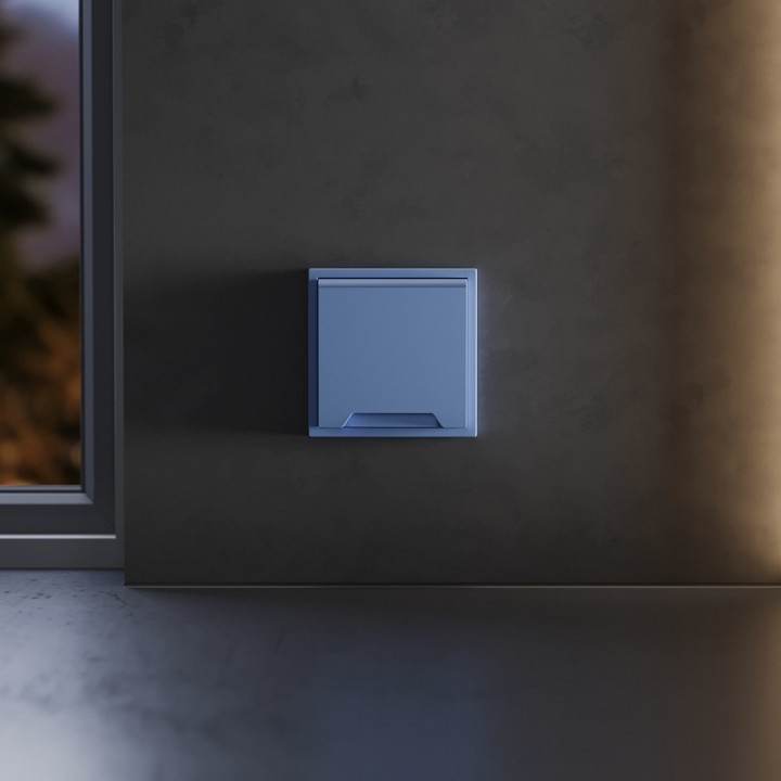 Накладка для розетки с заземлением и со шторками с крышкой voltum s70 vls000815