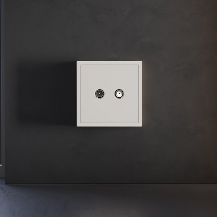 Накладка для тв-розетки и sat-розетки voltum s70 vls001613