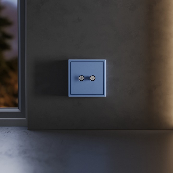 Накладка для тв-розетки и sat-розетки voltum s70 vls001615