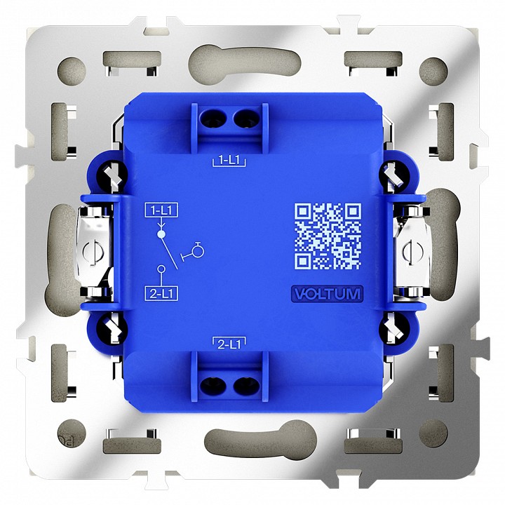 Выключатель одноклавишный без рамки voltum s70 vls010604
