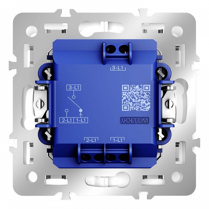 Выключатель для жалюзи без рамки voltum s70 vls020701
