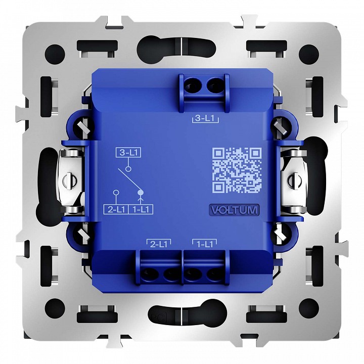 Выключатель для жалюзи без рамки voltum s70 vls020707