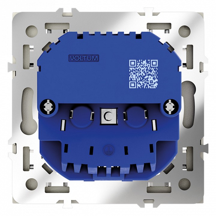 Розетка с заземлением и со шторкой и 2хusb type a и c, Без рамки voltum s70 vls040505