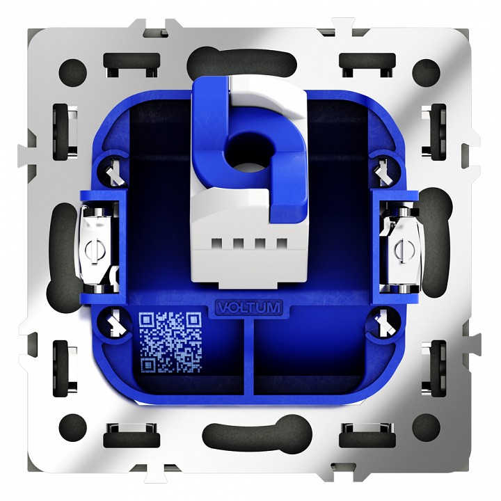 Розетка ethernet rj-45 без рамки voltum s70 vls060108