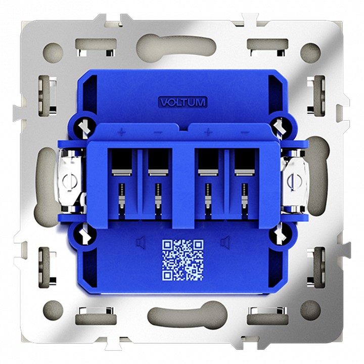 Розетка акустическая без рамки voltum s70 vls060305