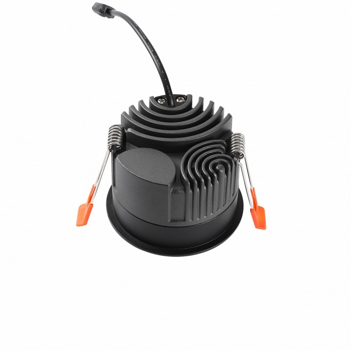 Встраиваемый светильник iledex technical mars dim 112-12w-d80-3000k-24dg-bk