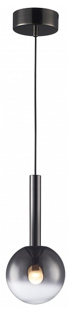 Подвесной светильник iledex aura 8615p-1s bk-sm