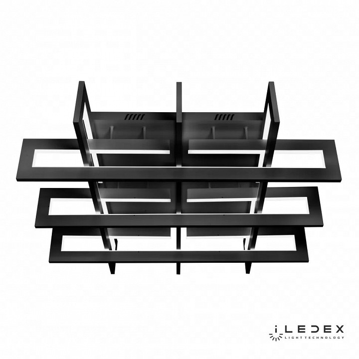 Потолочная люстра iledex stalker 9082-800*800-x 192w bk