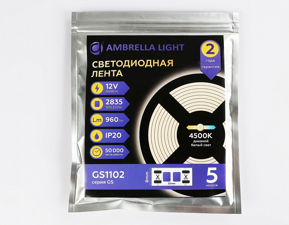 Лента светодиодная ambrella light gs gs1102