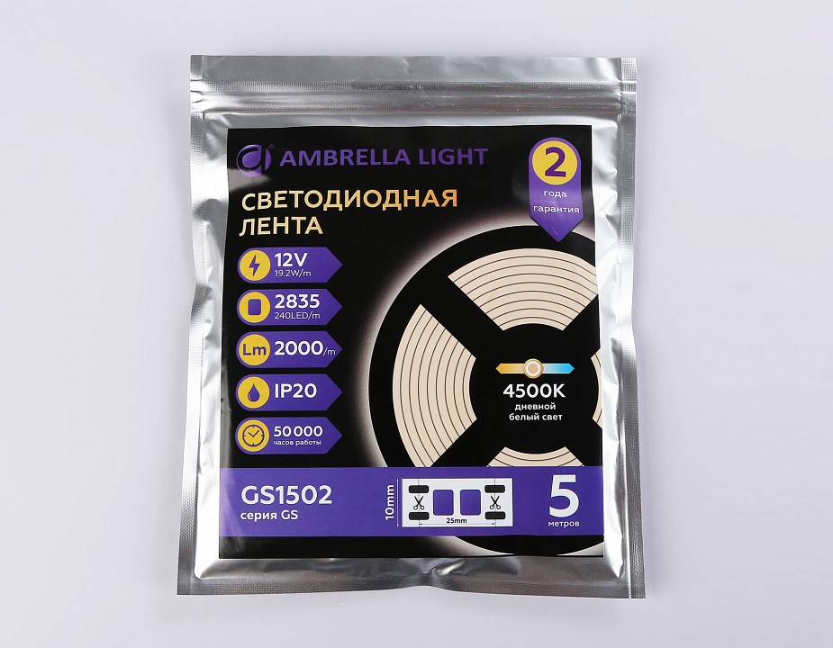 Лента светодиодная ambrella light gs gs1502